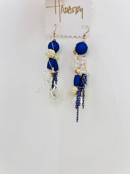 Dream Again - Blue earrings