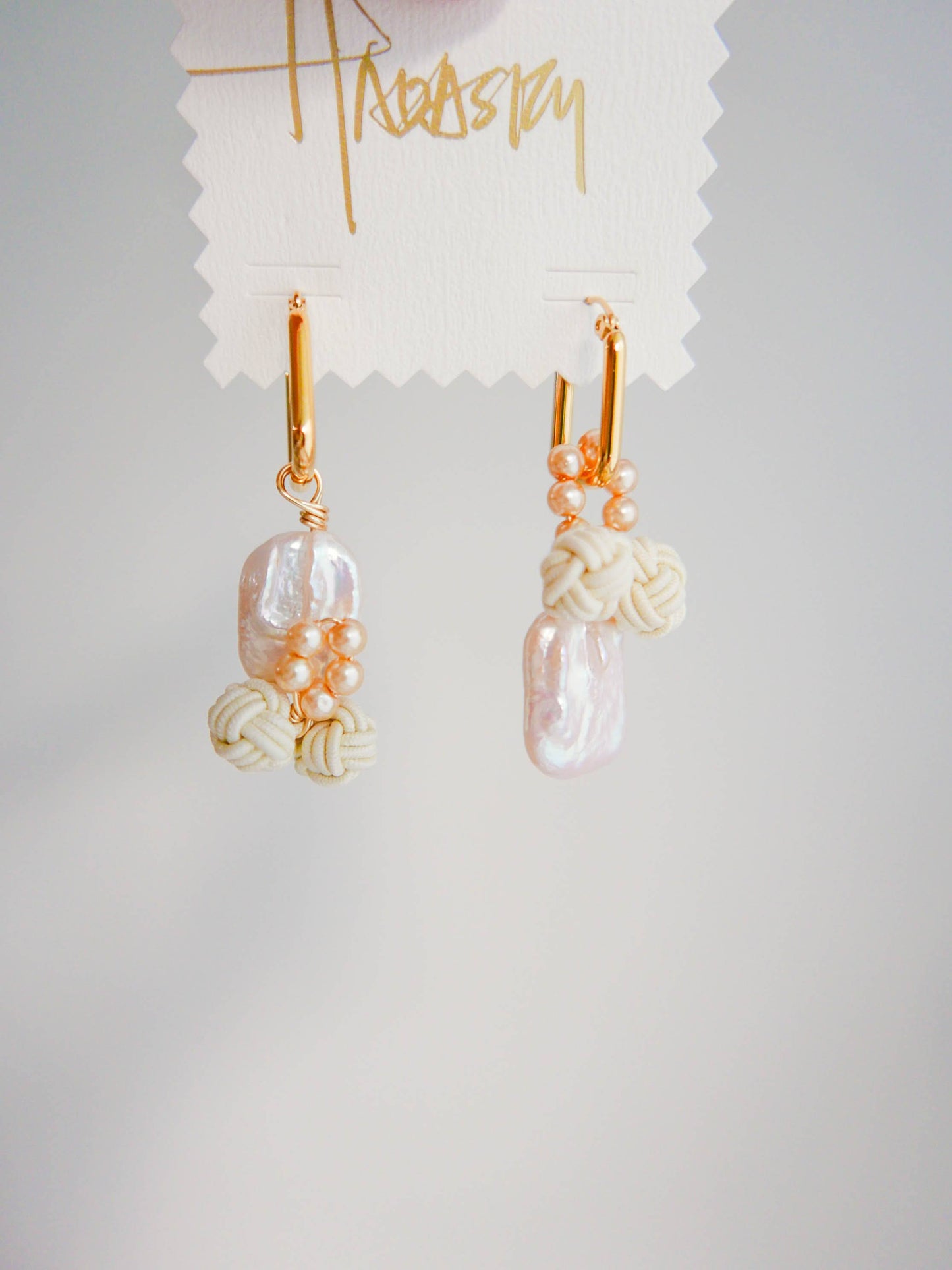 Reflect Light - Baroque Pearl Earrings