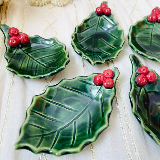 Ceramics By Jas | Holly leaf