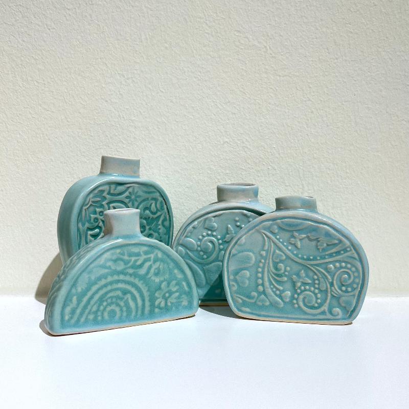 Ceramics By Jas | Mini Vase - Light Blue