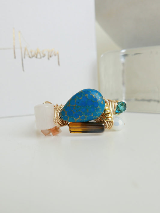 Ocean Gold Cuff