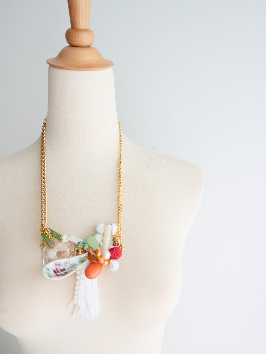 Taste And See Harvest Porcelain Necklace