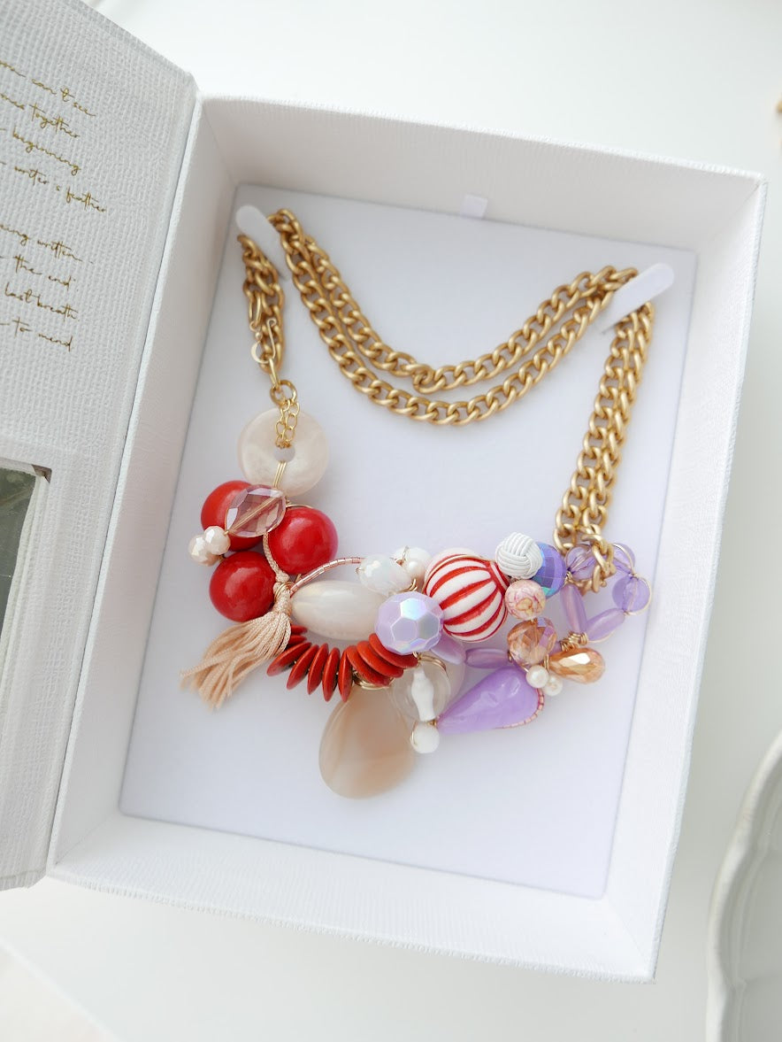 Fruit of JOY Statement Bauble Necklace