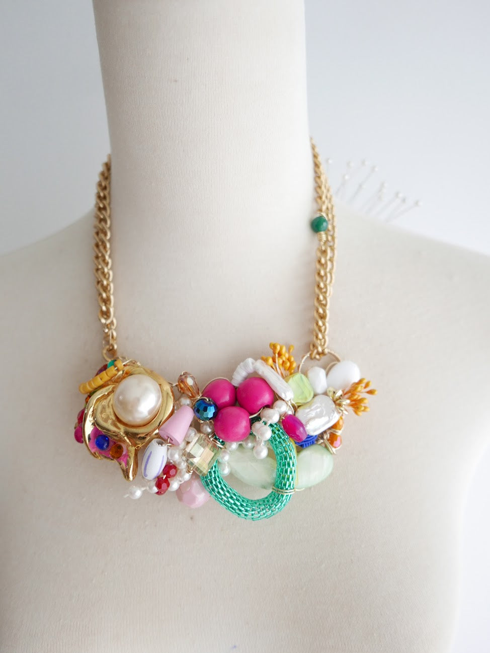 Revived Full of Colour Vintage Necklace