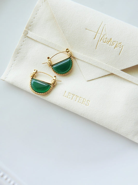 Eternal Green Earrings