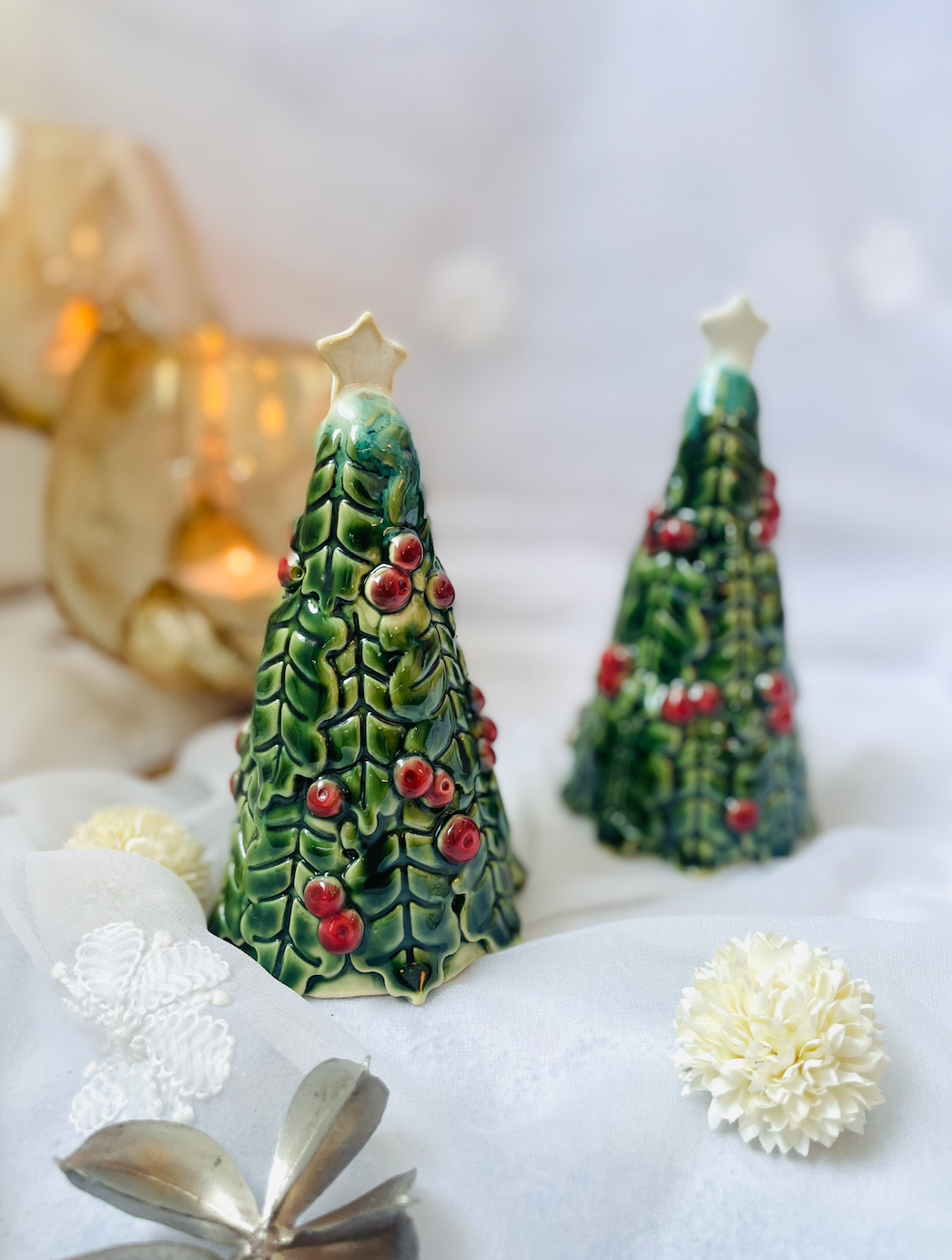 Ceramics By Jas | Christmas Tree With Berries